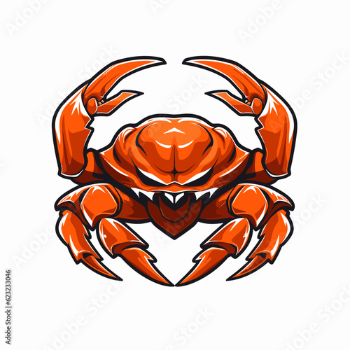 Esport vector logo crab, crab icon, crab head, vector, sticker