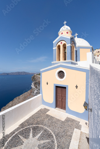 Catholic Church of Saint Stylianos, Fira, Santorini, Greece photo