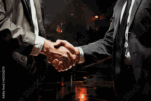 a handshake that seals the deal