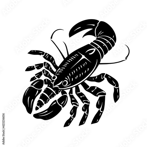 crayfish crawfish Cancer Crab zodiac horoscope astrology twelve metaphysical sectors tattoo print