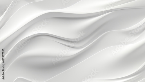 Elegant 3D Waves in Light and Shadow