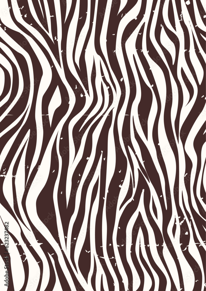 Zebra pattern design. Tribal African background. Zebra skin texture. Animal print. Animal stripes pattern wall art. Stock vector illustration.
Zebra pattern design. Tribal African background. Zebra skin texture. Animal print. Animal stripes pattern wall art. Stock vector illustration.