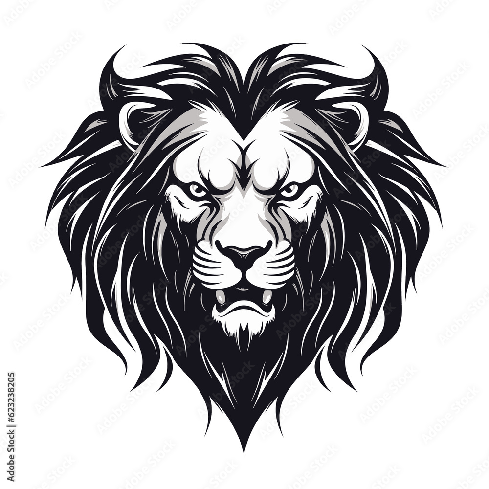 Leo Lion king of beasts the main predator zodiac horoscope astrology twelve metaphysical sectors tattoo print