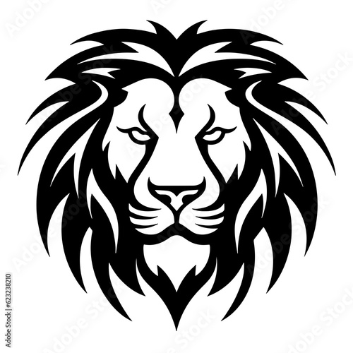 Fototapeta Naklejka Na Ścianę i Meble -  Leo Lion king of beasts the main predator zodiac horoscope astrology twelve metaphysical sectors tattoo print