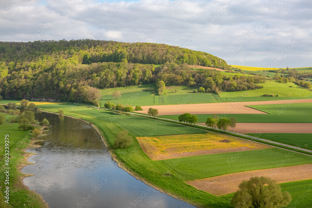 Landscape on the country in Germany.