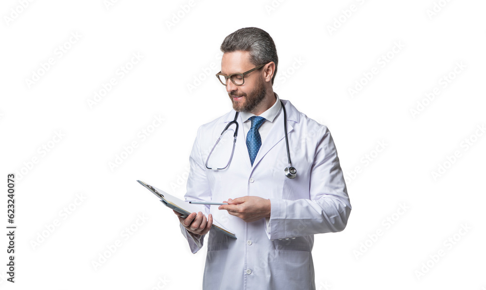 cheerful internist with prescription in studio. internist with prescription on background. cheerful internist with prescription in studio. internist with prescription on background.