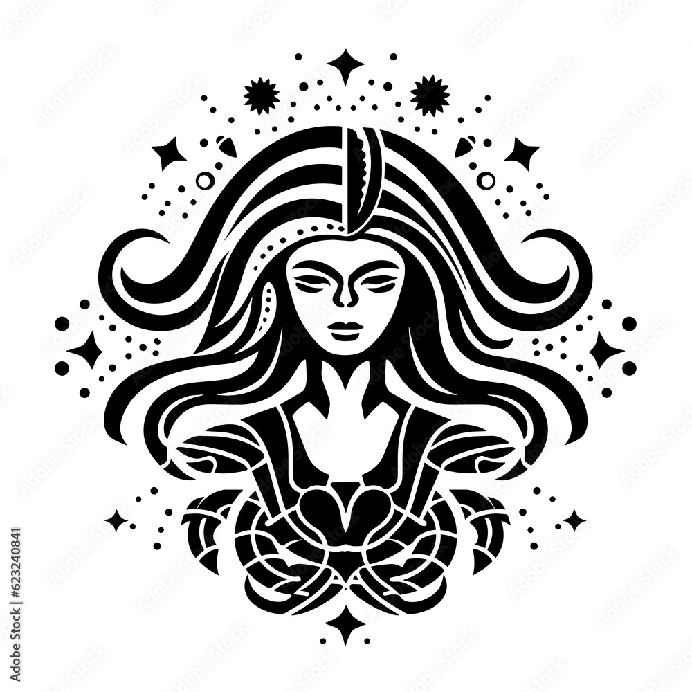 Girl woman Zodiac Virgo horoscope astrology twelve metaphysical sectors Girl woman Zodiac Virgo horoscope astrology twelve metaphysical sectors