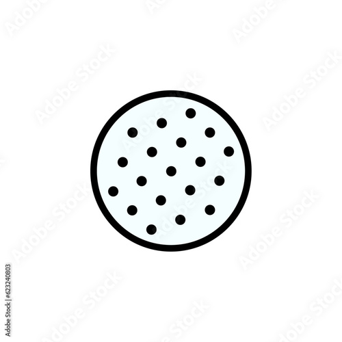 Abstract golfball icon