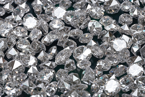Wallpaper Mural A texture of diamonds on a dark background. Torontodigital.ca