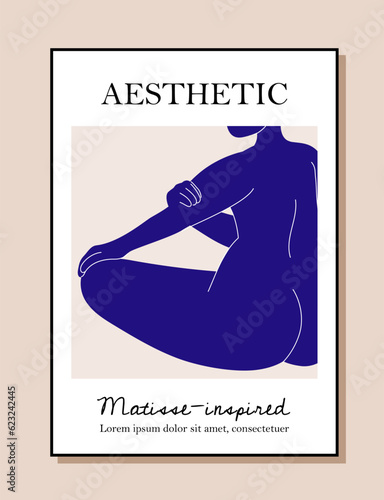 Matisse inspired modern art concept photo