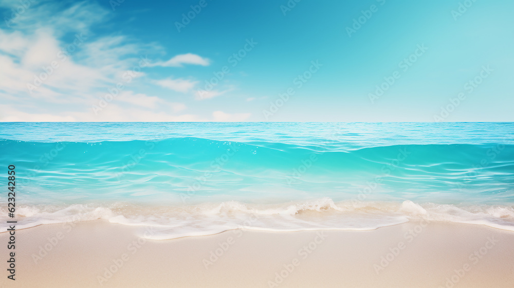 Praia de areia abstrata com luz do sol em uma bela onda de água turquesa, conceito de plano de fundo para resort idílico à beira-mar com espaço para texto ou produtos Praia de areia abstrata com luz do sol em uma bela onda de água turquesa, conceito de plano de fundo para resort idílico à beira-mar com espaço para texto ou produtos