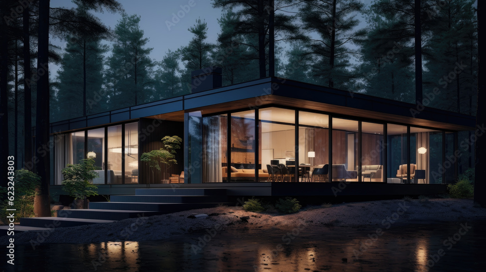 Obraz premium modern house