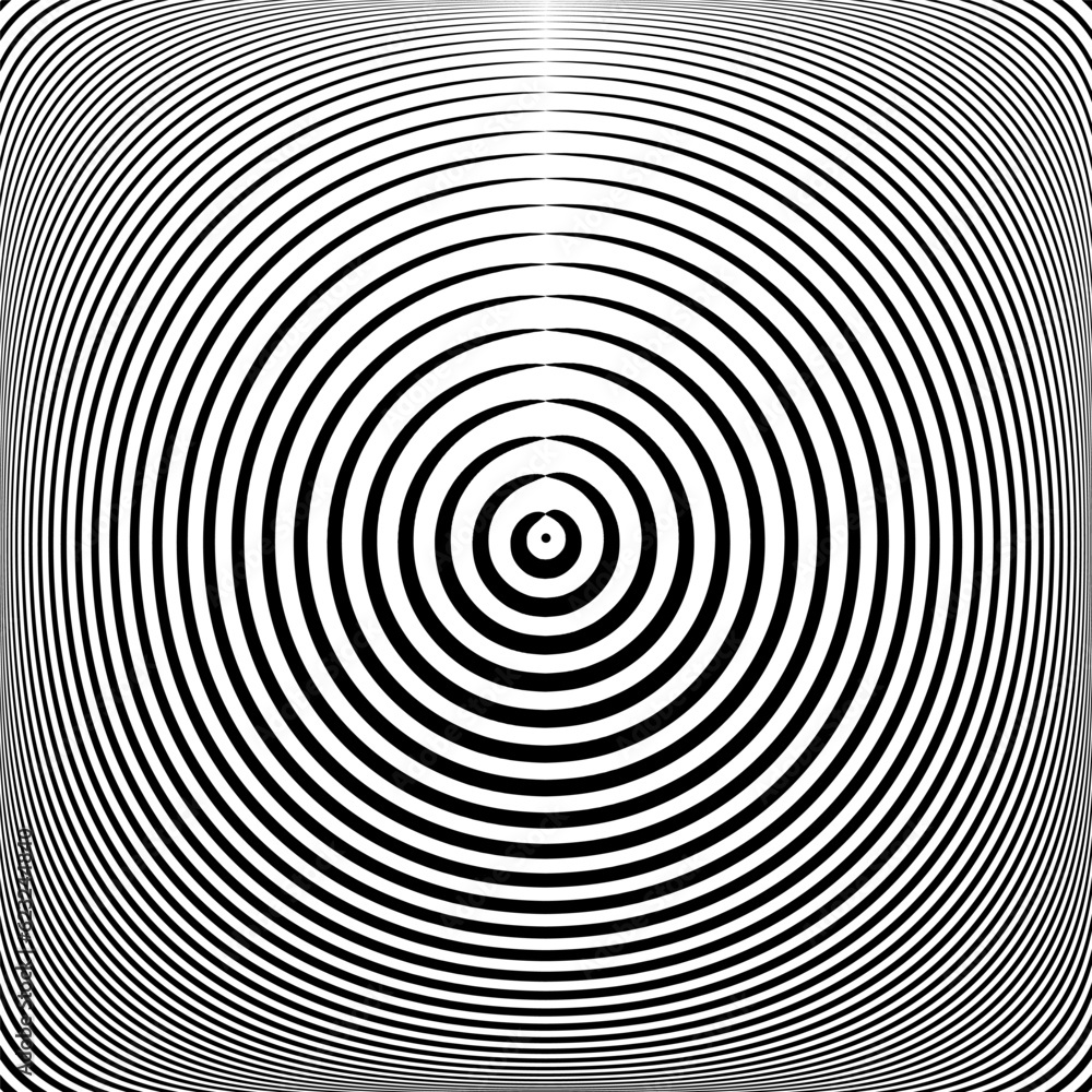 Concentric Rings Pattern with 3D Illusion Effect. Abstract Textured Background. Concentric Rings Pattern with 3D Illusion Effect. Abstract Textured Background.
