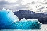 Closer view of some beautiful icebergs at Argentino Lake - El Calafate, Argentina