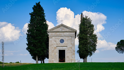 Foto scattata in Val d'Orcia nei pressi della famosa Cappella della Madonna di Vitaleta.