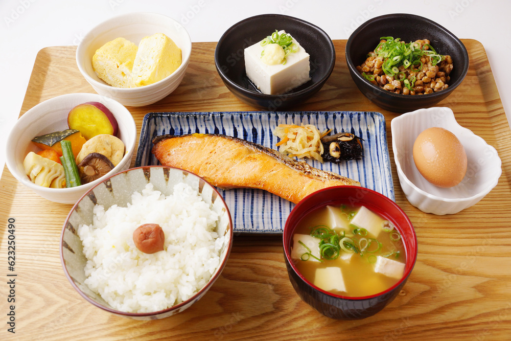 和食の朝食イメージ 日本料理 和食の朝食イメージ 日本料理
