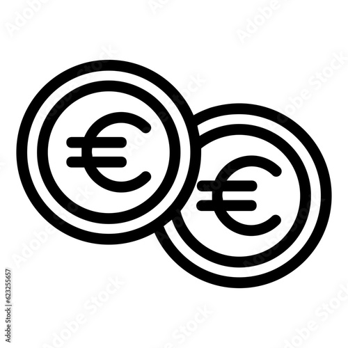 coins euro icon
