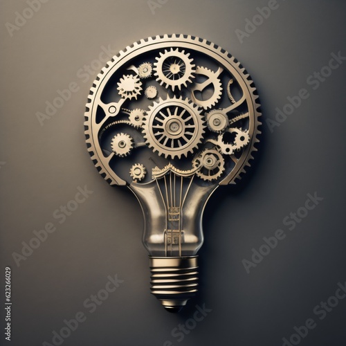 Light Bulb with Gears