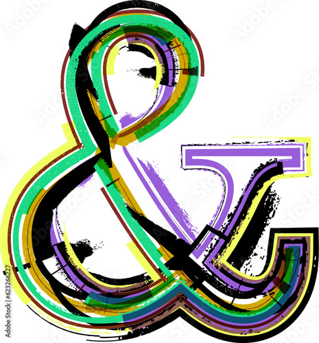 art sketched Ampersand symbols fonts
