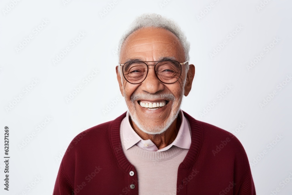 Portrait of happy senior asian man in eyeglasses smiling at camera Portrait of happy senior asian man in eyeglasses smiling at camera
