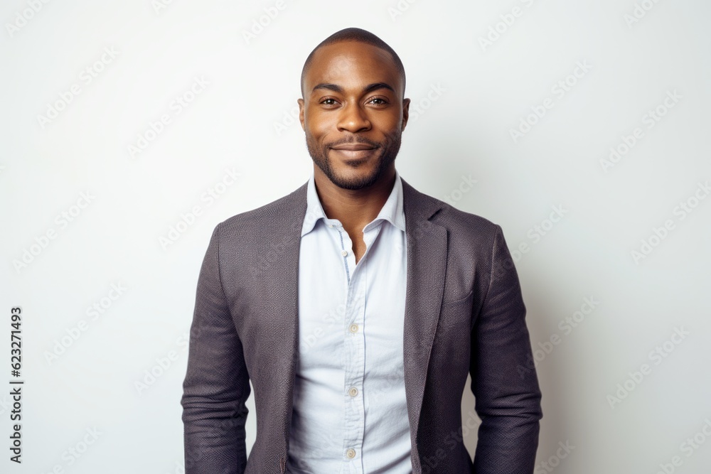 Portrait of a handsome african american man wearing a suit Portrait of a handsome african american man wearing a suit