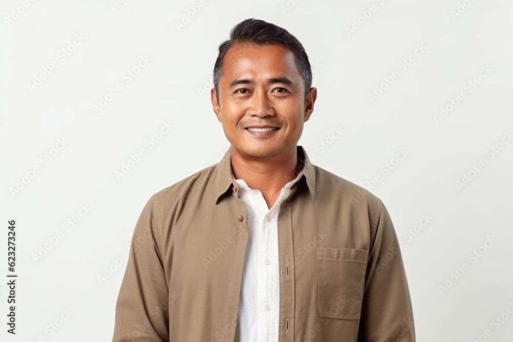 Portrait of happy young asian man smiling on white background. Portrait of happy young asian man smiling on white background.