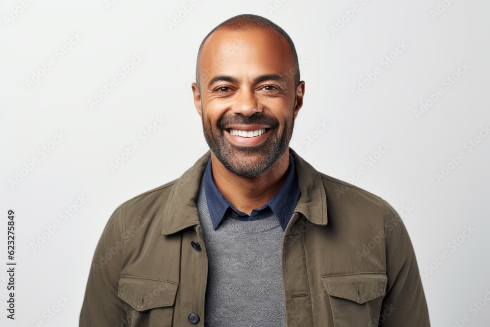 Portrait of a smiling african american man looking at camera Portrait of a smiling african american man looking at camera