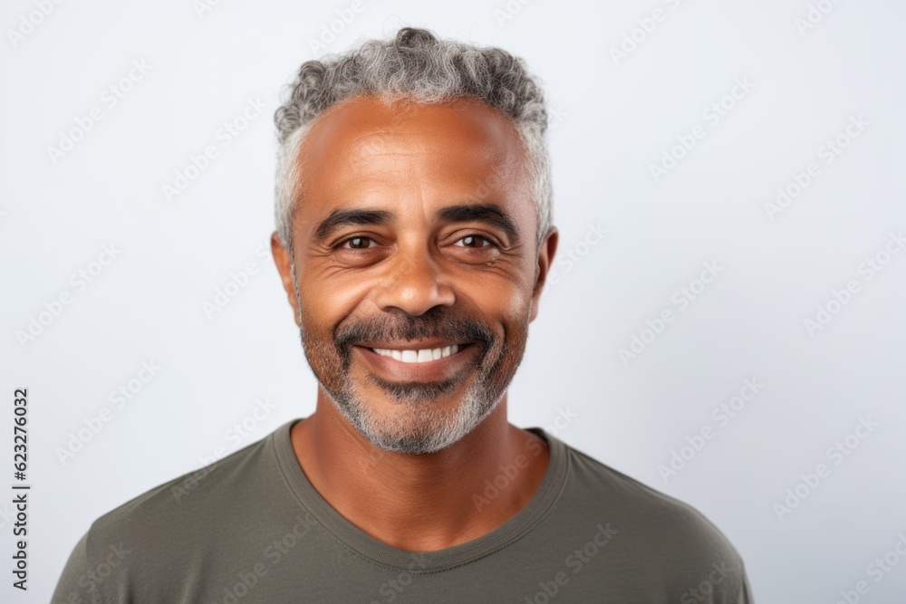 Close up portrait of a smiling african american man. Isolated on white background Close up portrait of a smiling african american man. Isolated on white background