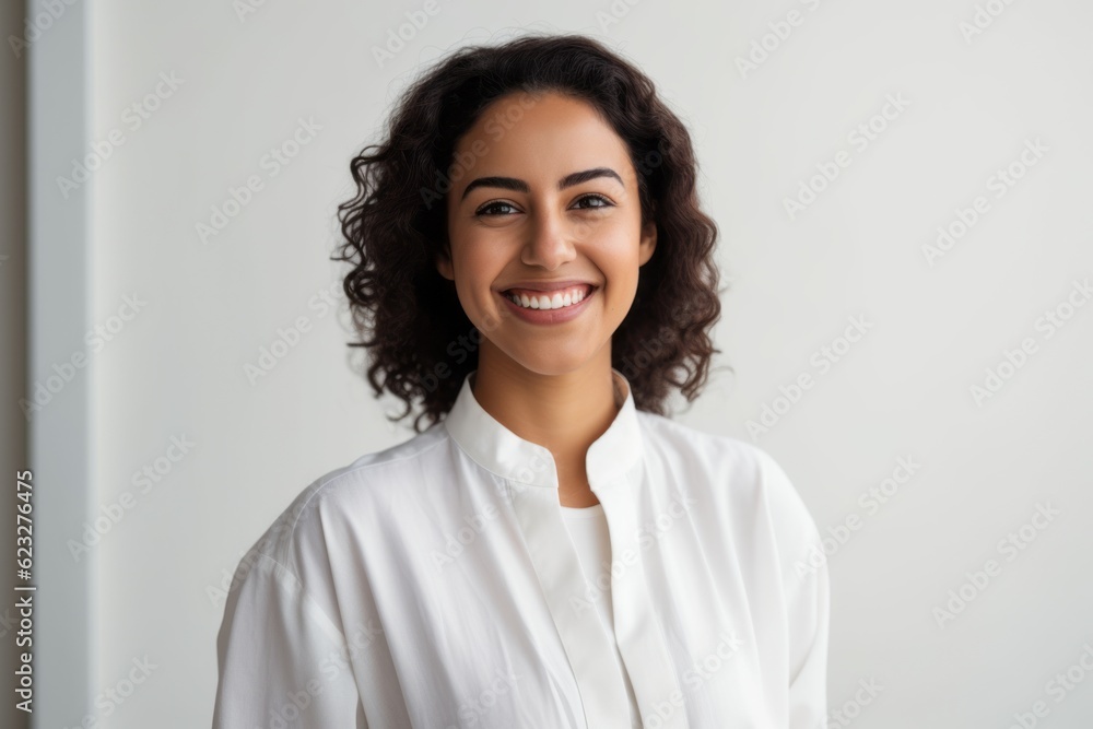 Portrait of beautiful young african american businesswoman smiling at camera Portrait of beautiful young african american businesswoman smiling at camera