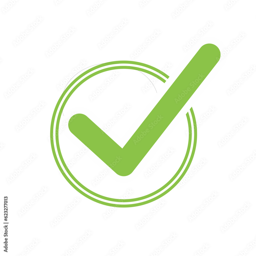 green tick used as a sign of agreement green tick used as a sign of agreement