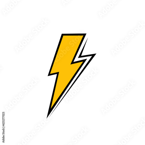 lightning symbol that can be used as a logo