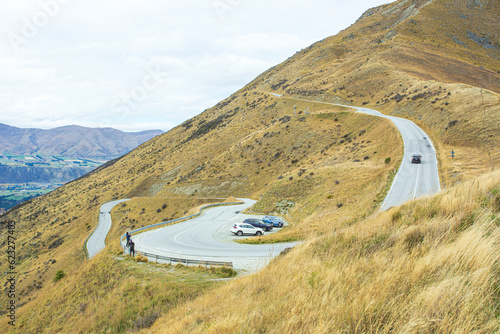A Road Ascending The Remarkables Mountain