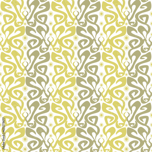 abstract seamless pattern hand drawing