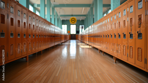 Row school lockers Generative AI