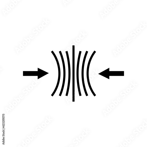  Elastic icon, vector illustration flat symbol on white background..eps