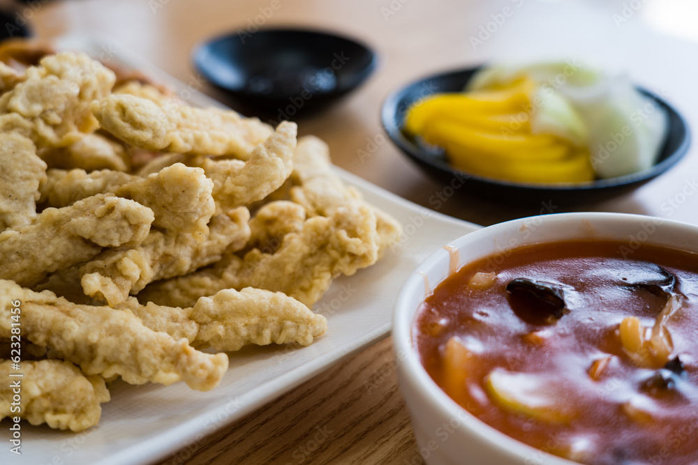 The best flavor of sweet and sour pork - Korean food The best flavor of sweet and sour pork - Korean food
