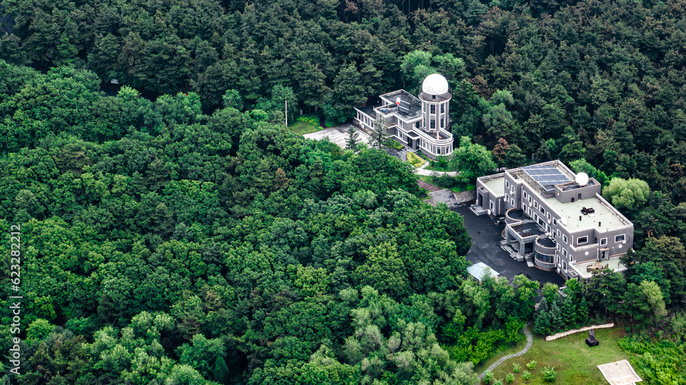 Fototapeta premium The scenery of Jingyuetan National Forest Park in Changchun, China in summer