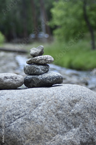 Cairn at Ruidoso River