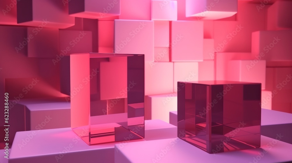 abstract cubism object colourful background future technology design concept ,ai generate abstract cubism object colourful background future technology design concept ,ai generate