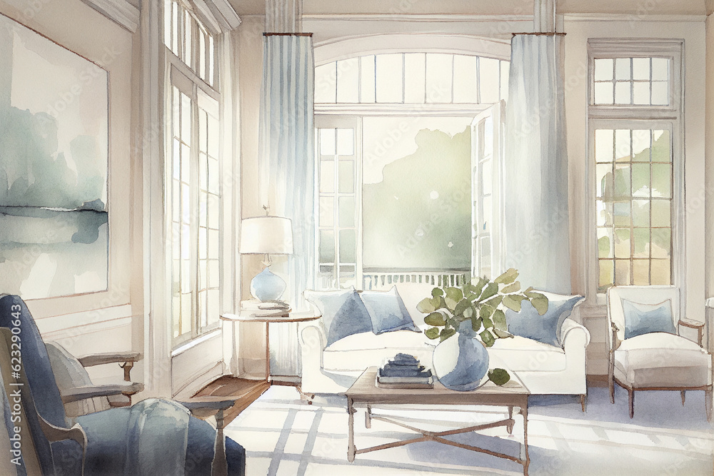Fototapeta premium modern living room
