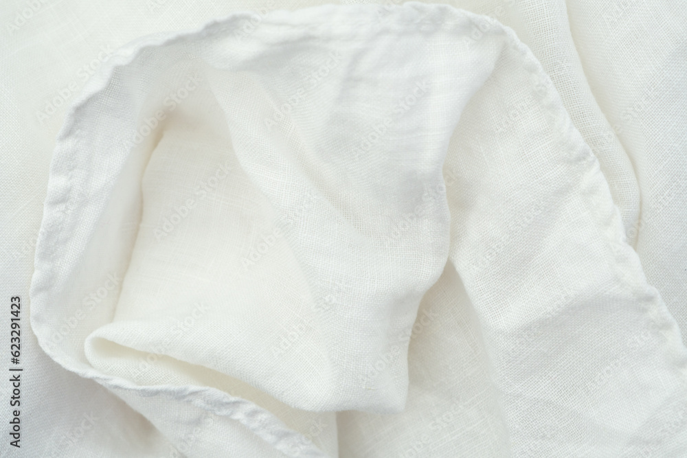 Obraz premium white fabric background copy space.