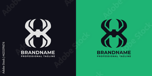 H Spider Logo is suitable for any business related to Letter H and Spider