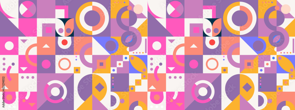 vector flat mosaic covers collection vector flat mosaic covers collection
