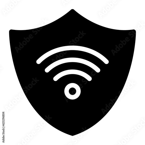 shield glyph icon