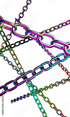 Chrome Chains with Holographic Gradient