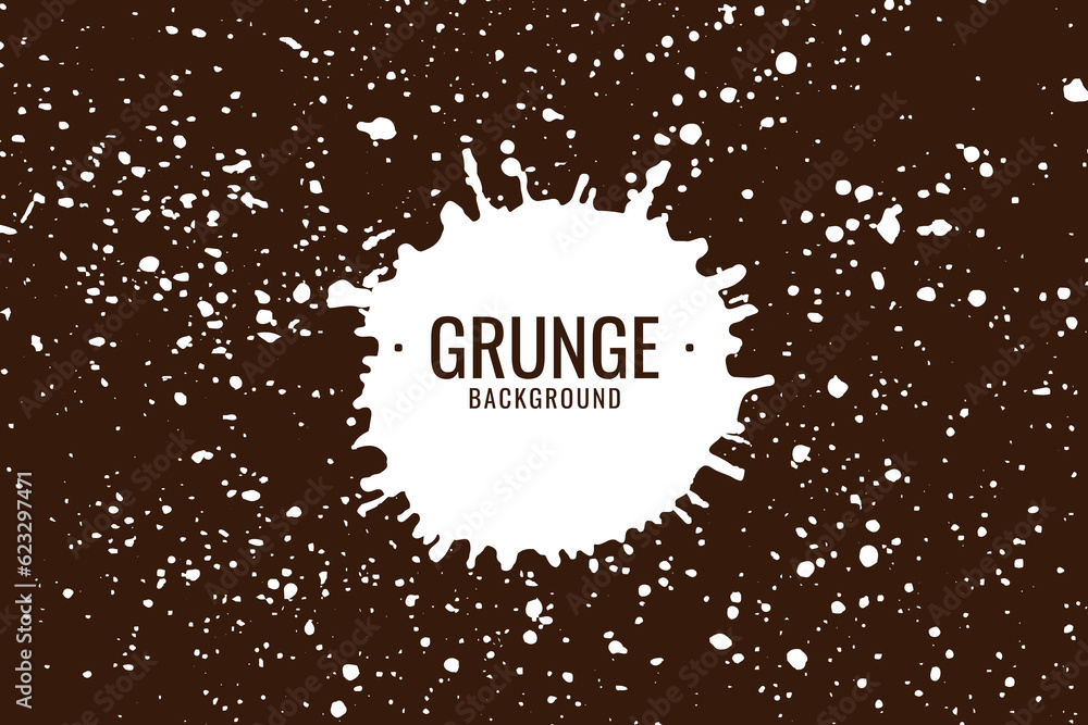 Obraz premium dark brown with white grunge background vector