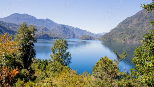 laguna pellaifa, andes