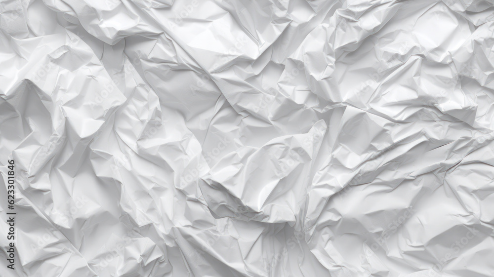 Obraz premium White paper with crumpled effect