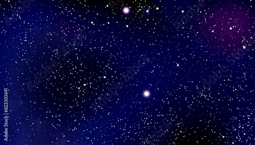 Starry space backdrop with deep cosmic wallpaper Wide cosmos and shining stars makes a beautiful universe
