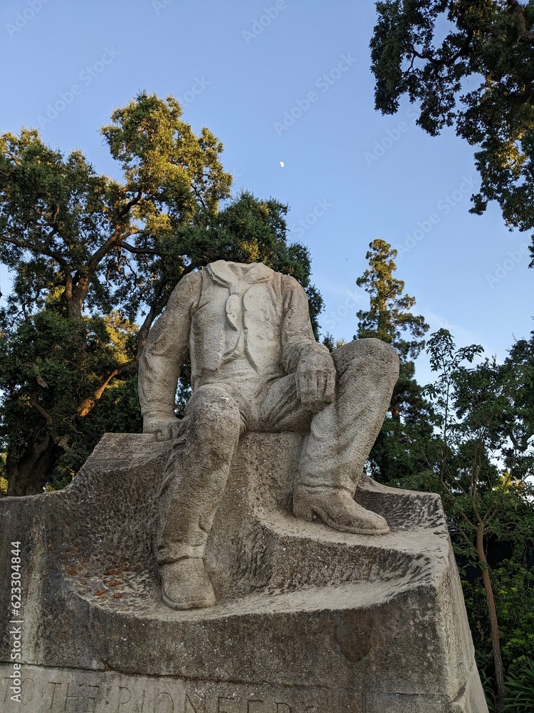 Headless Statue Sacramento Land Park